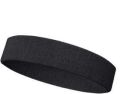 Black Outdoor Fitness Sports Sweatband Headband Yoga Gym Head Band. 