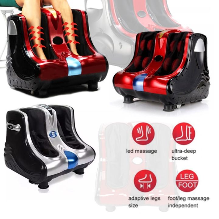 Foot And Calf Massager - Leg Massager - Foot Massager - Marron