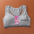 Girls Training Tops 100% Cotton Size F 8-16 years Girl Grey Color. 