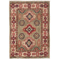 Traditional Rug Handmade Rug 2' 6 x 3' 8 ft Brown Medallion Carpet Rug Small Kaleen -G25370. 