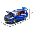 New SUV Prado Lexus Land Cruiser 1:24 Blue. 