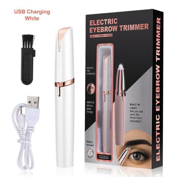 Rechargeable Eyebrow Hair Remover Finishing Touch Hair Remover Machine Facial Hair Remover Eyebrow And Hair Remover Electric Eyebrow