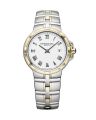 Raymond Weil Womens Parsifal Silver/Gold Stainless Steel Quartz White Dial Silver/Gold Steel Bracelet Watch-RW5180-STP-00300. 