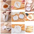 Pack of 2 Dumpling Set & Dough Cutter Samosa Maker Small Sandwich Shape Maker. 