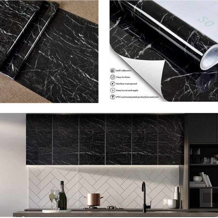 Steaker sheet for Kitchen shelf drawer furniture tables(white and black color only)Size:60x200cm