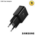 Samsung charger 15 watt fast adapter with cable, USB PD Type-C port for flexible and convenient charging. 
