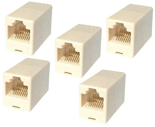 RJ45 Female Connector RJ 45 Coupler Extender Joinder Ethernet LAN Jointer cat 5 /cat 6.