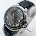 LONGBO Men's Watches 8811G Ballon Bleu Fashion Quartz Leather Straps Water Resistant Watch for Men. 