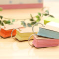 90-100 Sheets/Pack Flash Cards Blank Study Cards With Binder Ring Mini Blank Study Cards Memo Card DIY Note Book Message Card. 