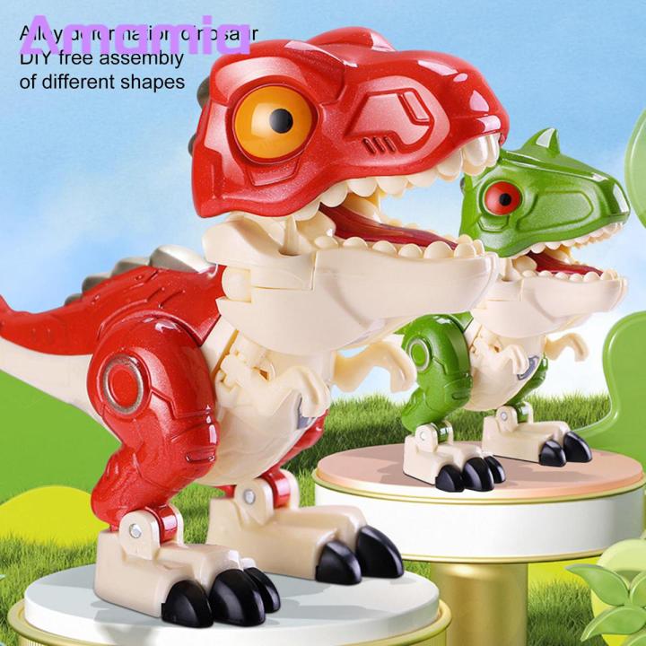 Amamia Robot Dinosaur Toy Tyrannosaurus Rex Robot Transforming Dinosaur Model