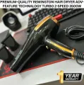 Premium - Quality Professional Hair Dryer 5000 watts RM-6000 2 in 1 Machine.Hot & Cold High & low Heat Speed Control Fast Drying Blow,Protect Salon Style Hair Dryer for Women & Men by Wmc_storeer hair styler Party & Wedding - Original Electric Hair Dryer.. 
