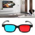 1PC Brand New 3D Glasses Portable High Quality Black Frame Red Blue Universal For 3 Dimensional Anaglyph Movie Game TV. 