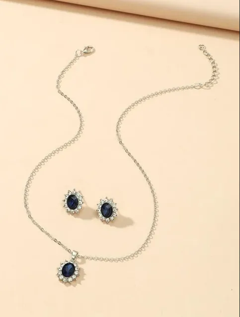 Latest%20fashion%20Silver%20Royal%20Blue%20Stone%20Jewelry%20Set%20For%20Girls%20-%20Image%203