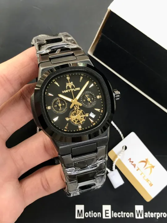 Luxury Men’s Wrist Watch | Nautilus Style | All Chronograph Working ...