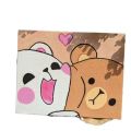 Cute love bear canvas painting. 