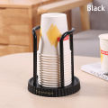 Disposable Cup Storage Holder Rack Shelf Water Tea Cups Plastic Dispenser Mug Display Stand Organizer Supplies Home Organization. 