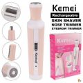 kemie women hair removal shaver-model  KM-3024 with rechargeable and portable. 