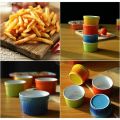 pack of 4 mini Dip sauce bowl , ketchup bowl , chutni bowl ( Melamine material ). 