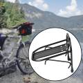 Front Rack Cargo Pannier Bike Front Carrier Rack for Riding Shopping. 