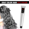 Colour Cream Neutral Hair Care Smoke Grey Punk Grey Hair Dye Medium Style 100ml Light Grey Silver Permanent Hair Dye Cream. 