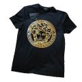 Black Versache T-Shirt For Men's With Top Quality And Eid Collection 2023. 
