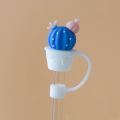 Cartoon Silicone Dust-proof Splash Proof Straw Sealing 6-8mm Straw Plug Plugs Cover Straw Tips Cup Accessories. 