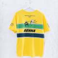 FOREVER SENNA T-Shirt 2024 Fashion Men T Shirt Casual Ayrton Senna Brazilian Formula 1 Legend T-shirt Graphic Oversized Senna 30. 