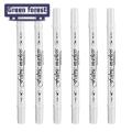 Fabric Pen for T-shirts Waterproof Fabric Markers for T-shirt Graffiti Dual Tip Textile Pens for Clothing Drawing 4/6pcs Set White Fabric Marker. 