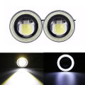 12V 2PCS LED Fog Light Round Angel Eye Halo For Any Cars SUV Or Trucks. 