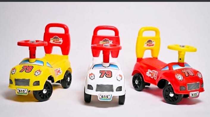 Manual Ride On Car  For Age 2 Years & above *For children learning to walk  *Strong & Sturdy Design  *Stylish Look