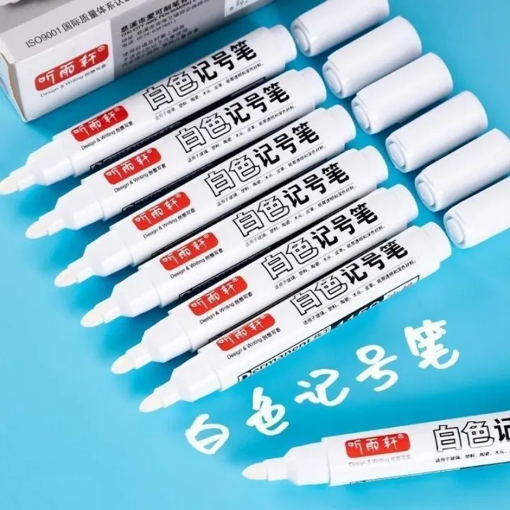%E3%80%90HOT%E3%80%91%20Haile%202-6Pc%20For%20Metal%20White%20Oily%20Markers%20Waterproof%20Permanent%20Plastic%20Gel%20Pen%20Writing%20Drawing%20DIY%20Graffiti%20Stationery%20Notebook%20-%20Image%202