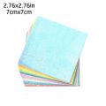 50 Sheets Gift Mixed Shining Color Handmade Material DIY Accessories Square Folding Papers Glittering Origami Paper Scrapbooking Decoration. 