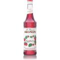 Monin Raspberry Syrup Bottle. 