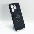 Tecno Spark 10 Pro Luxury Shock-Proof Armor Case With Car Ring Stand Cover. 