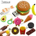 Hamburger Pendrive 256G Food Sushi Donuts Biscuits USB Device Flash Drive 8GB 16GB 64GB 32GB Pen Drive 128G Cle USB Memory Stick. 