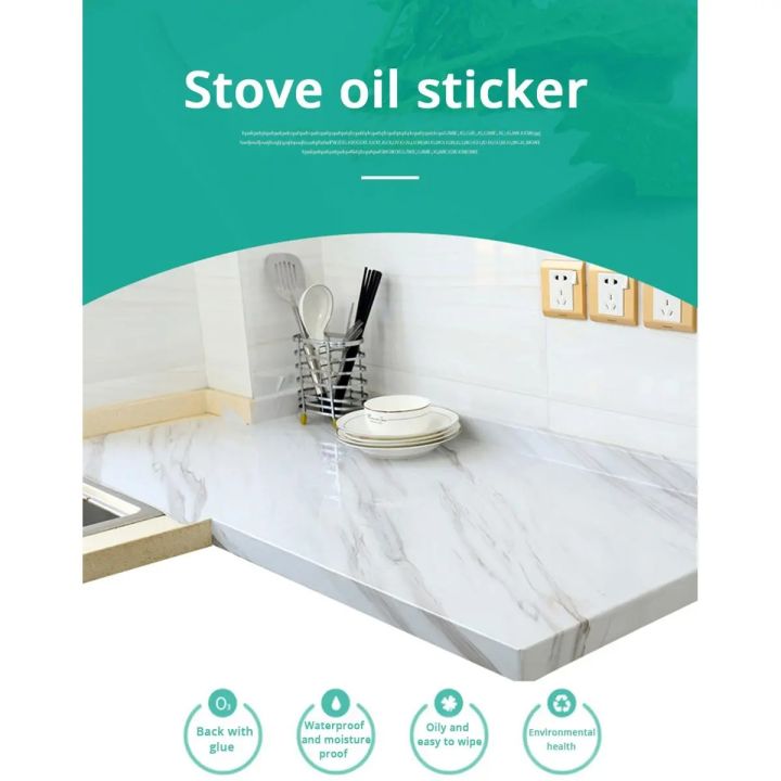 Marble wallpaper sheet, Self-Adhesive, Peel & Stick Wall Stickers, Roll Kitchen, Peel & Stick Wall Stickers,Thick Wallpaper, Marble Pattern Water-Resistant, Moisture proof Removable, Premium Roll Marble Wallpaper 60cm x 200cm.