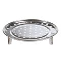 Steamer Stand Steamer Pot Stainless Steel Steamers Stand and Steamer Rack High Quality 10" inch Stainless Steel Steamer Rack Rack Insert Stock Pot Steaming Tray Kitchen Home for Steam chicken Roast Steamer machine. 