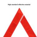 Foldable Car Reflective Triangle Sign Emergency Breakdown Warning Board Car Stop Sign. 