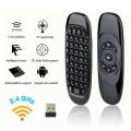 Air Mouse C120 Wireless Keyboard Remote Control with voice control. 