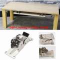 Self Locking Hinge 0/90/180 Degrees Hardware Parts Heavy Duty Folding Table Legs Bracket for Tables. 
