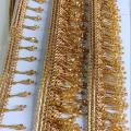 FASHION! 2 YARDS (GAZ) Fancy Latkan Beads Lace/ for clothes/Fancy Lace /For Women Dresses. 