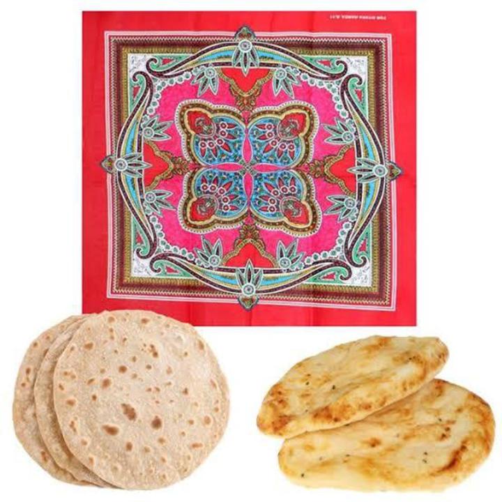 Pack of 12 High Quality Roti Cover Naan Romaal in Cotton Fabric