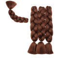 24  Jumbo Hair Extensions Braiding Hair Straight Box BraiFor Girl. 