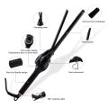 New professional 9mm Curling Iron Barrel, Tiny Curling Wand, Small Curling Iron for Long Short Hair, Professional Ceramic Dual Voltage Pencil Hair Curling Iron, Digital Temp Control for Tight Curls. 