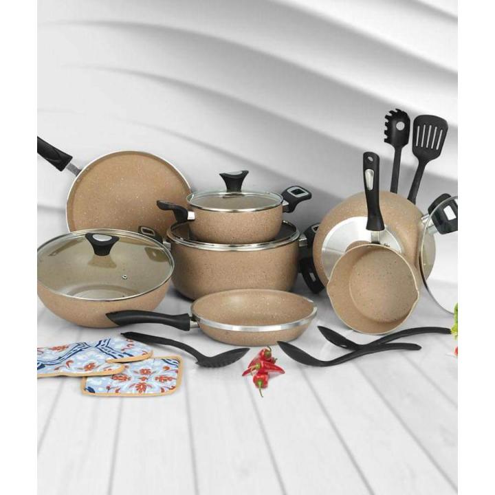 Non%20stick%20Cookware%20set%20Gift%20pack%2018%20-AND%2019%20pcs%20AR%20cookware%20double%20Marble%20Coated%20inside%20and%20outside%20low%20price%20range%20Imported%20Quality%20Marble%20with%20heavy%20Weight%20cookware%20Material%20set%20Pack%20of%2019%20pcs%20-%20Image%203