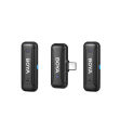 3 Years Warranty - BOYA BY-WM3T-U2 Mini 2.4GHz Wireless Microphone with Charging Case For Type C Mobiles. 