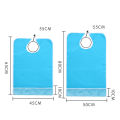 Adult Bibs Waterproof Oil-resistant PVC Elderly Patients Reusable Saliva Towel for Dining. 