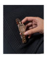 Guess Womens Brilliant Rose Gold Tone Stainless Steel Case Rose Gold Glitz Dial With Crystals Rose Gold Tone Stainless Steel Bracelet Watch-GW0611L3. 