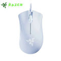 Original White Razer DeathAdder Essential Wired Gaming Mouse Mice 6400DPI Optical Sensor 5 Independently Buttons For PC Gamer. 