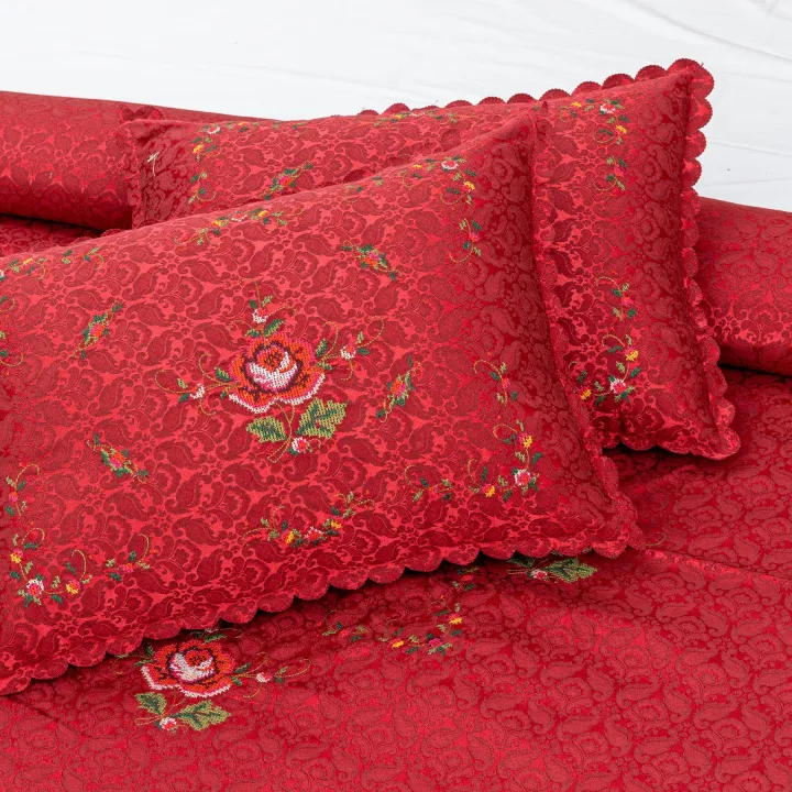 Mahogany%20Silk%20Embroidered%20Bed%20Sheet%20Set%20-%20Image%204